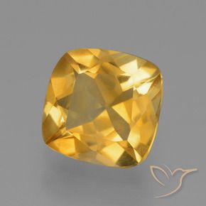 9,17 ctw natürlicher Tiefes Goldorange Citrin, Kissen, VS
