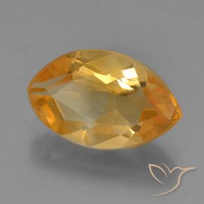 9,17 ctw natürlicher Tiefes Orange-Gold Citrin, Marquise, VVS-VS