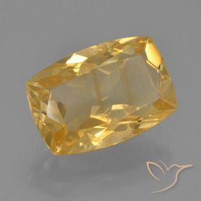 9,17 ctw natürlicher Mittel-Dunkelgold Citrin, Kissen, VS