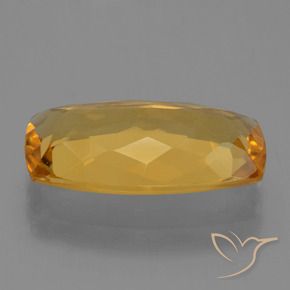 9,17 ctw natürlicher Dunkelorange-Gold Citrin, Kissen, VVS-VS