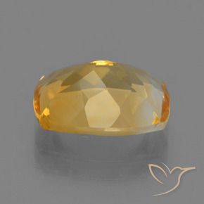 9,17 ctw natürlicher Tiefes Goldorange Citrin, Kissen, VVS-VS