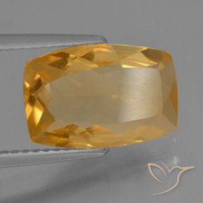 9,17 ctw natürlicher Dunkelorange-Gold Citrin, Kissen, VVS-VS