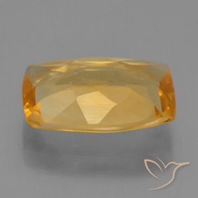 9,17 ctw natürlicher Dunkelorange-Gold Citrin, Kissen, VVS-VS