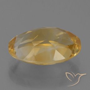 9,17 ctw natürlicher Mittel-Dunkelgold Citrin, Oval, VVS-VS