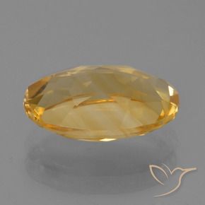 9,17 ctw natürlicher Dunkelgolden Citrin, Oval, VVS-VS