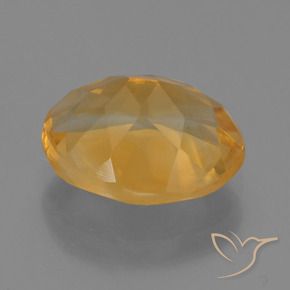 9,17 ctw natürlicher Dunkelorange-Gold Citrin, Oval, VVS-VS