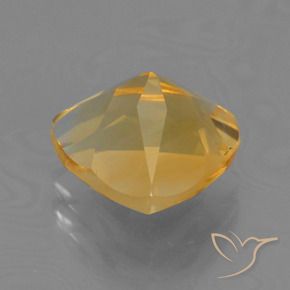 9,17 ctw natürlicher Tiefes Goldorange Citrin, Trillion, VS
