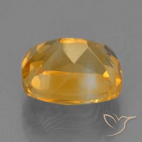 9,17 ctw natürlicher Tiefes Orange-Gold Citrin, Kissen, VS