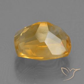 9,17 ctw natürlicher Dunkelorange-Gold Citrin, Kissen, VS