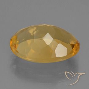 9,17 ctw natürlicher Dunkelgolden Citrin, Oval, VS