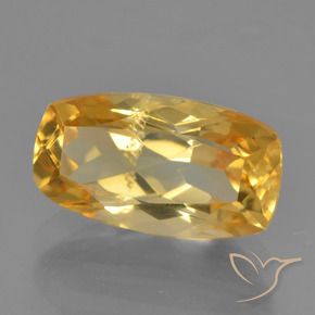 9,17 ctw natürlicher gold-orange Citrin, Kissen, VS