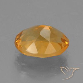 9,17 ctw natürlicher Tiefes Orange-Gold Citrin, Oval, VS