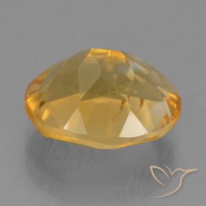 9,17 ctw natürlicher Tiefes Goldorange Citrin, Oval, VS-SI