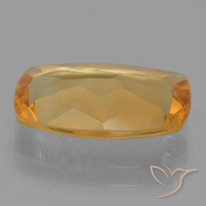 9,17 ctw natürlicher Tiefes Orange-Gold Citrin, Kissen, VVS-VS