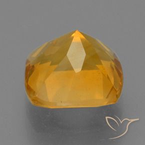 9,17 ctw natürlicher Tiefes Orange-Gold Citrin, Kissen, VS