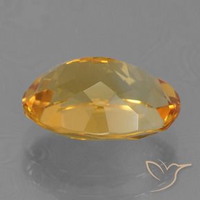 9,17 ctw natürlicher Tiefes Orange-Gold Citrin, Oval, VS