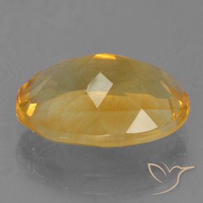 9,17 ctw natürlicher Mittel-Dunkelgold Citrin, Oval, VS