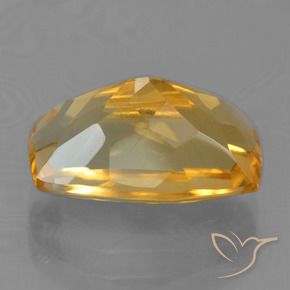 9,17 ctw natürlicher Dunkelorange-Gold Citrin, Kissen, VVS-VS