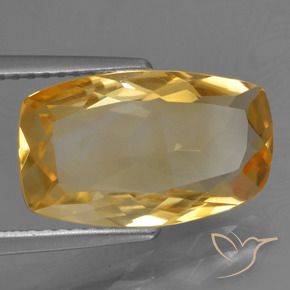9,17 ctw natürlicher Tiefes Goldorange Citrin, Kissen, VVS-VS