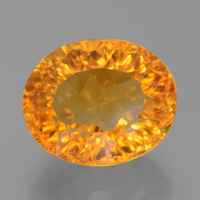 5,00 ctw natürlicher Gold Citrin, Oval Schliff, VS