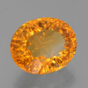 5,00 ctw natürlicher Gold Citrin, Oval Schliff, VS