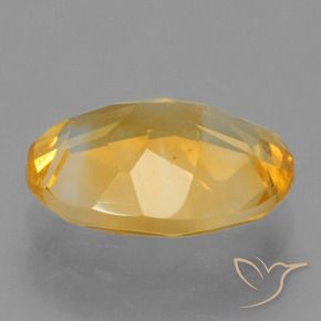 9,17 ctw natürlicher Golden Citrin, Oval, VS