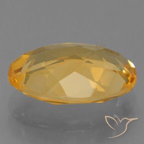 9,17 ctw natürlicher Tiefes Orange-Gold Citrin, Oval, VVS-VS