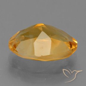 9,17 ctw natürlicher Tiefes Orange-Gold Citrin, Oval, VS