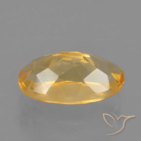 9,17 ctw natürlicher Orange-Gold Citrin, Oval, VVS-VS