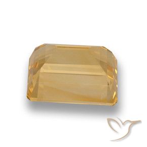 9,17 ctw natürlicher Orange-Gold Citrin, Oktagonschliff, VVS-VS