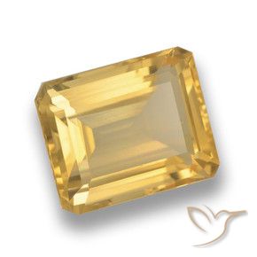 9,17 ctw natürlicher Mittleres Gold Citrin, Oktagonschliff, VVS-VS