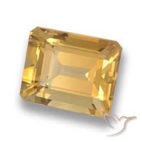 9,17 ctw natürlicher Mittleres Gold Citrin, Oktagonschliff, VVS-VS