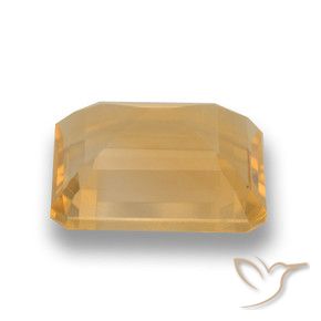 9,17 ctw natürlicher Mittleres Gold Citrin, Oktagonschliff, VVS