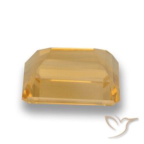 9,17 ctw natürlicher Mittleres Gold Citrin, Oktagonschliff, VVS-VS
