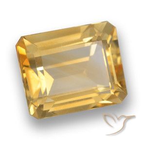 9,17 ctw natürlicher Mittel-Helles Orange-Gold Citrin, Oktagonschliff, VVS-VS