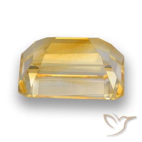9,17 ctw natürlicher Mittel-Helles Orange-Gold Citrin, Oktagonschliff, VVS-VS