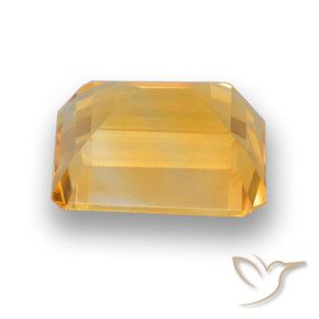 9,17 ctw natürlicher Orange-Gold Citrin, Oktagonschliff, VVS-VS