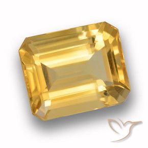 9,17 ctw natürlicher Golden Citrin, Oktagonschliff, VVS-VS