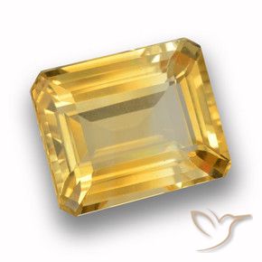 9,17 ctw natürlicher Mittleres Gold Citrin, Oktagonschliff, VVS