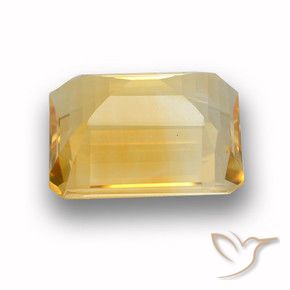 9,17 ctw natürlicher Mittleres Gold Citrin, Oktagonschliff, VVS