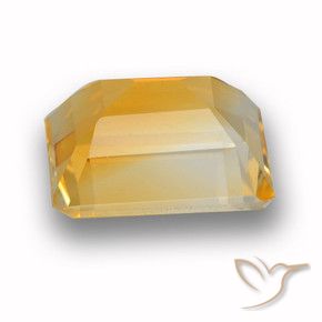 9,17 ctw natürlicher Orange-Gold Citrin, Oktagonschliff, VVS-VS