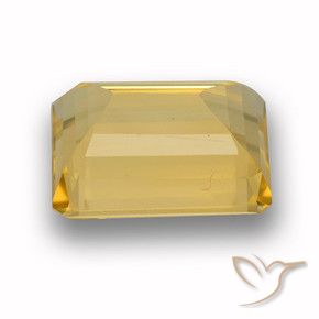 9,17 ctw natürlicher Mittleres Gold Citrin, Oktagonschliff, VVS-VS