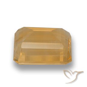9,17 ctw natürlicher Mittel-Helles Orange-Gold Citrin, Oktagonschliff, VVS-VS