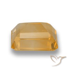 9,17 ctw natürlicher Orange-Gold Citrin, Oktagonschliff, VVS-VS