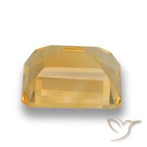 9,17 ctw natürlicher Orange-Gold Citrin, Oktagonschliff, VVS-VS
