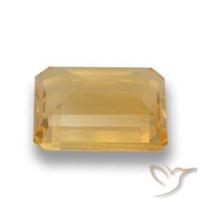 9,17 ctw natürlicher Orange-Gold Citrin, Oktagonschliff, VVS-VS