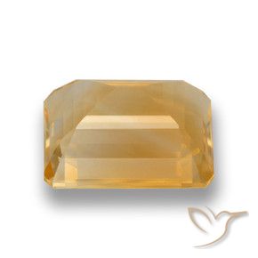 9,17 ctw natürlicher Orange-Gold Citrin, Oktagonschliff, VVS-VS