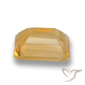 9,17 ctw natürlicher Golden Citrin, Oktagonschliff, VVS-VS