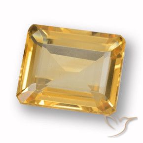 9,17 ctw natürlicher Mittleres Gold Citrin, Oktagonschliff, VVS