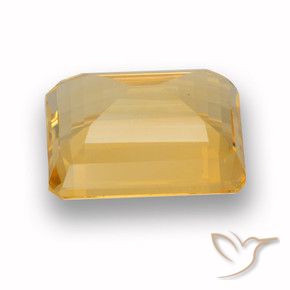 9,17 ctw natürlicher Mittleres Gold Citrin, Oktagonschliff, VVS